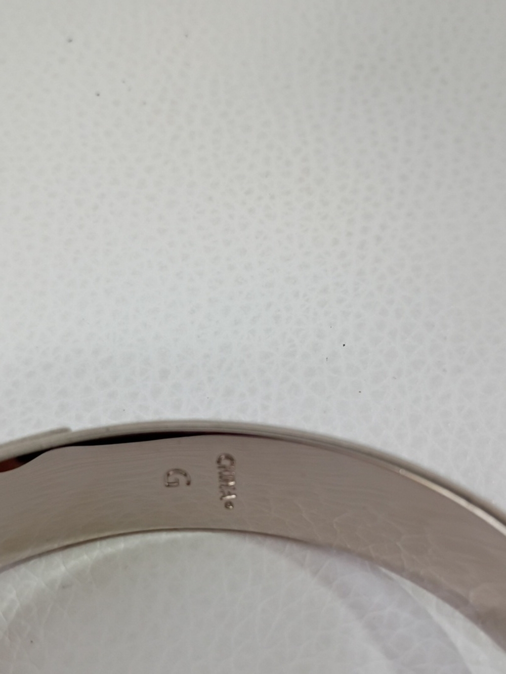 Coach Pink 'Poppy' Enamel Bangle Bracelet - Picture 6 of 7